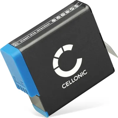 Produktbild von CELLONIC 1x Akku für Kamera Kompatibel mit GoPro Hero 7 Black, Hero 8 Black, Hero 6 Black, IS 16046 - (1200mAh, 3.85V)