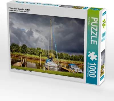 Produktbild von Calvendo Friesland - Vareler Hafen 1000 Teile Puzzle quer 640x480mm, Roder Peter; 7360524