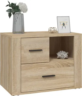 Immagine prodotto di Comodino rovere Sonoma 60x36x45 cm Materiale in legno