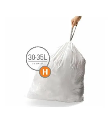 Image de Sacs poubelle Code H, 30 - 35 litres, 20 pièces - Simplehuman