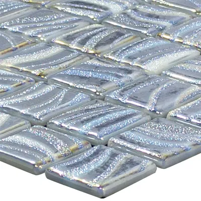 Produktbild von Glas Schwimmbad Pool Mosaik Marisburg Blau Glitzer