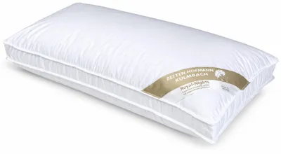 Produktbild von Betten Hofmann Parade Kopfkissen Polster Federkissen mit Außensteg extra fest dick 40x80 1000g