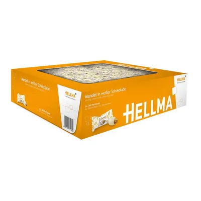 Obrázek produktu pro Hellma mandle v bílé čokoládě 864g
