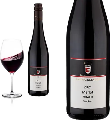 Produktbild von 2021 MERLOT Pfalz trocken von Editha Gräfin von Königsmarck - Rotwein