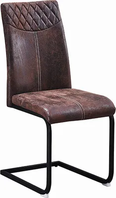 Immagine prodotto di CasaDolce sedia da pranzo AMINOTO, set di 4, 60x42x94 cm, marrone, microfibra