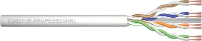Zdjęcie produktu dla Digitus Kabel typu linka kat.6A, U/UTP, AWG 26/7, LSOH, 305m, szary, karton, 305 m, Cat6a, U/UTP (UTP), Szary