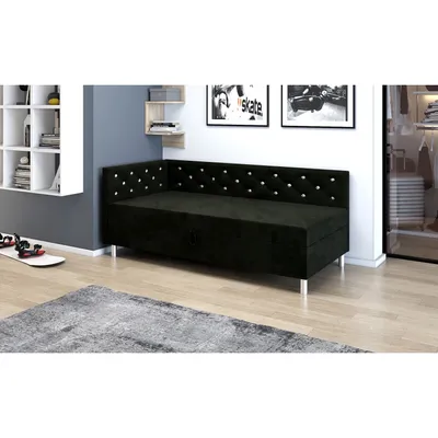 Obrázek produktu pro Jednolůžková postel 90x195 PIXI PLUS 1 - černá