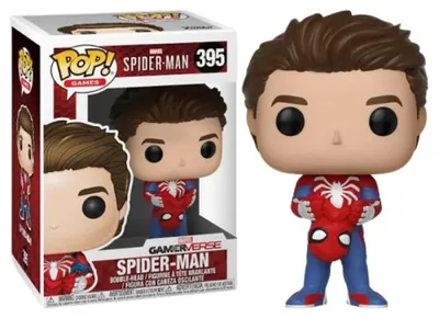 Obrázok produktu pre Figurka Funko Pop! Marvel Spider-Man (bez maski) winylowa premium