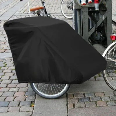 Obrázek produktu pro Univerzální ochranný obal pro cyklistické přívěsy a vozíky pro psy - 140*84*99 cm - s polyuretanovým (PU) povrchem - vodotěsný - větruodolný - odolný proti nárazům - prachotěsný - s UV ochranou - 210D