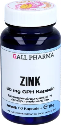 Productafbeelding van ZINK 30mg, GPH capsules, 60 stuks