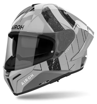 Obrázek produktu pro Celoobličejová přilba AIROH Matryx Scope Light grey Glossy black velikost XXL