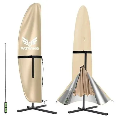 Zdjęcie produktu dla Pokrowiec na parasol ogrodowy 196 cm oxford 600D wodoodporny UV