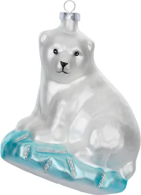 Produktbild von Christbaumschmuck Eisbärbaby 10cm