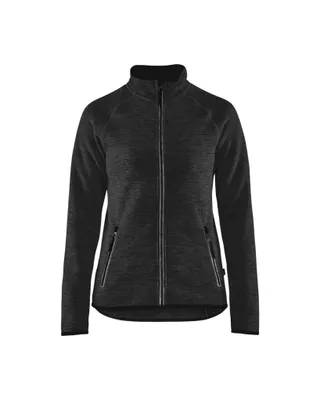 Produktbild von Blakläder Damen Strickjacke 4912 2117 in div. Farben, Farbe:anthrazitgrau/weiss, Größe:2XL