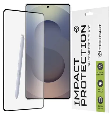 Produktbild von Techsuit Full Cover Impact Protection Displayschutzfolie für Samsung Galaxy S25 Ultra - Schwarz