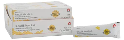 Produktbild von Kruuse Manuka 15g vom Tierarzt Honigsalbe Manuka Honig Wundgel steril Hund Katze