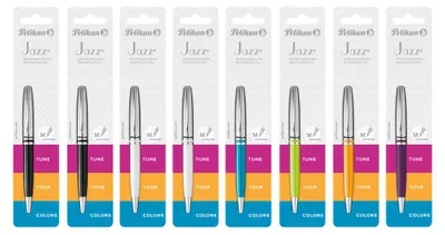 Produktbild von Pelikan 300008830, Clip, Kugelschreiber mit Druckeinzugsmechanik, Nachfüllbar, Gemischte Farben, 1 Stück(e), Medium