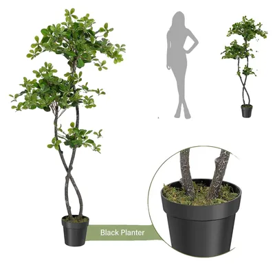 Obrázok produktu pre Umelý olivovník, realistický dizajn, jednoduchá údržba, 150 cm