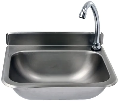 Imagen del producto de Saro ROKIA, lavabo de encimera, rectangular, acero inoxidable, acero inoxidable, 1 cuba, 375 mm
