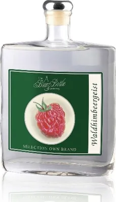 Produktbild von The Blue Bottle Company Waldhimbeergeist Obstbrand, 40% Vol. 0,5 l