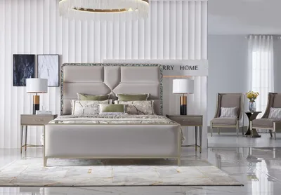 Immagine prodotto di Camera da letto letto design letti 180x200cm Dubai doppio hotel legno