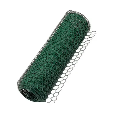 Zdjęcie produktu dla Ogrodzenie z siatki PVC o oczkach sześciokątnych 13 mm, różne rozmiary, wymiary: 13 x 0,7 x 500 mm. 10 m