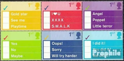 Produktbild von Briefmarken Großbritannien 2003 Mi 2080-2085 Sechserblock (kompl.Ausg.) postfrisch Grußmarken
