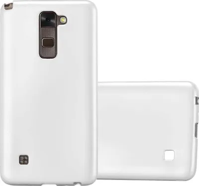 Produktbild von Cadorabo Schutzhülle für LG STYLUS 2 Hülle in Silber Handyhülle TPU Silikon Etui Cover Case