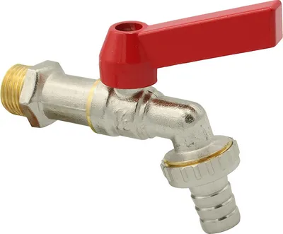 Produktbild von Messing Kugelauslaufhahn 1/2" flacher Griff