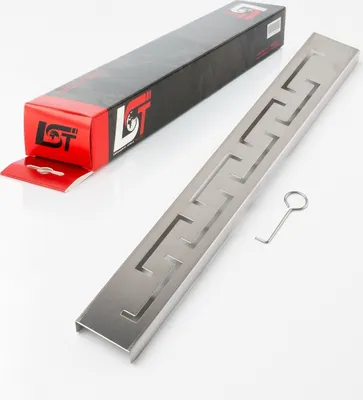 Produktbild von Duschrost Bogen griechisch Ablaufabdeckung Abdeckgitter für 500x70mm Duschrinne