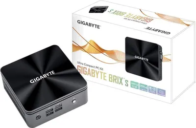 Obrázek produktu pro GIGABYTE GB-BRi7H-10710, Mini barebone PC, BGA 1528, M.2, PCI Express, SATA, Připojení na síť Ethernet, Wi-Fi 5 (802.11ac)