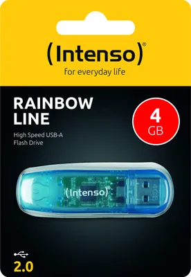 Immagine prodotto di Intenso USB 4GB RAINBOW LINE bu 2.0 - Intenso 3502450 - (Accessori per PC / Memoria)