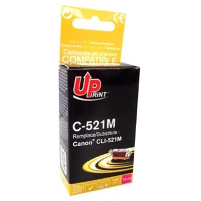 Produktbild von UPrint kompatible Tinte/Tinte zu CLI521M, C-521M, magenta, 450s, 10ml, mit Chip