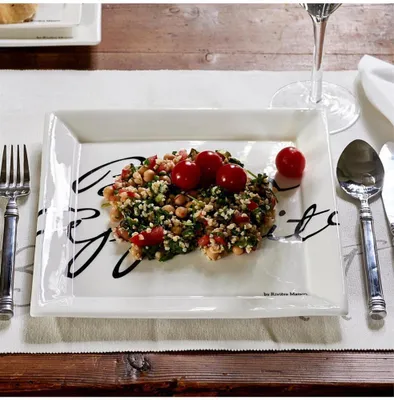 Produktbild von Buon Appetito Square Plate 26×26