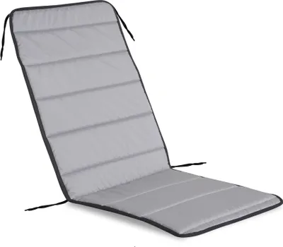 Produktbild von Gestepptes Schaumstoff-Stuhlkissen 50x50x80 cm dunkelgrau