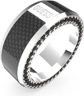 Obrázok produktu pre Guess - JUMR04041JWSTBK64 - Prsteň - Pánsky - Nerezová oceľ - Šírka 64