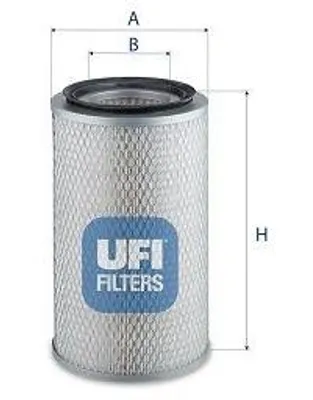 Obrázek produktu pro Vzduchový filtr UFI 27.H27.00 Filtrační vložka