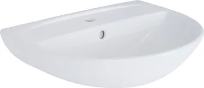 A white ceramic sink on a white background.