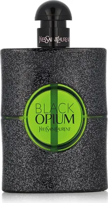 Produktbild von Yves Saint Laurent Black Opium Illicit Green, Frauen, 75 ml, Nicht nachfüllbare Flasche, Feigenbaum, Grüne Mandarine, Birne, Feigenbaum, Jasmin, Orangenblüte, Zedernholz, Kaffee, Patschuli, Vanille