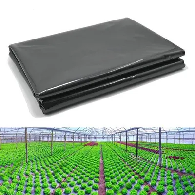 Obrázek produktu pro Unyqoos® Černá vodotěsná polyetylenová fólie pro zahradní a stavební účely