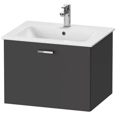 Image de Duravit XBase meuble sous-lavabo mural L:60 cm avec 1 tiroir, XB603004949
