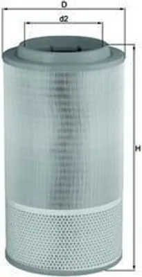 Produktbild von Luftfilter MAHLE LX 1024