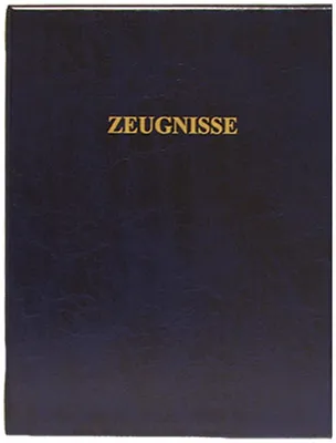 Produktbild von ROTH Zeugnisringbuch Kunststoff DIN A4 dunkelblau
