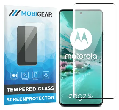 Produktbild von Mobigear Premium Schutzglas für Motorola Edge 40 Neo - hüllenfreundlich