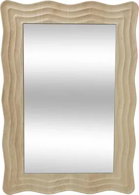 Produktbild von Spiegel charlie welle 55x79cm beige - Atmosphera créateur d'intérieur