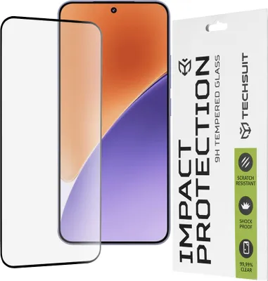 Obrázok produktu pre Techsuit 111D Full Cover / Full Glue Glass tvrdené sklo pre Xiaomi 15 – čierne (Black)