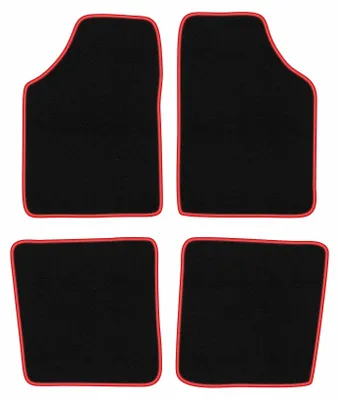 Immagine prodotto di Tappetini in velluto Nero/Rosso per Renault Kangoo I 1997-2008 Set 4 pezzi