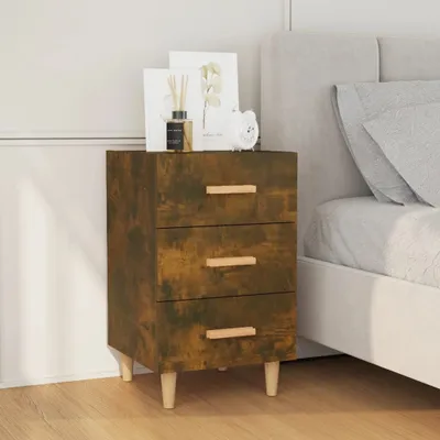 Obrázok produktu pre vidaXL Nočný stolík Smoked Oak 40x40x66 cm odvodený výrobok z dreva