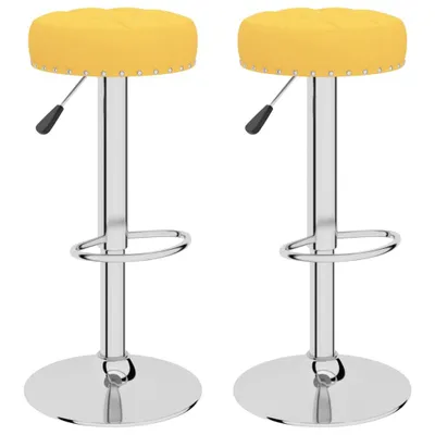 Produktbild von Barhocker 2 Stk. Senfgelb Stoff