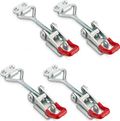 Image de SOTECH, lot de 4 tendeurs M6 (force de serrage 220 kg, verrouillables) en acier galvanisé